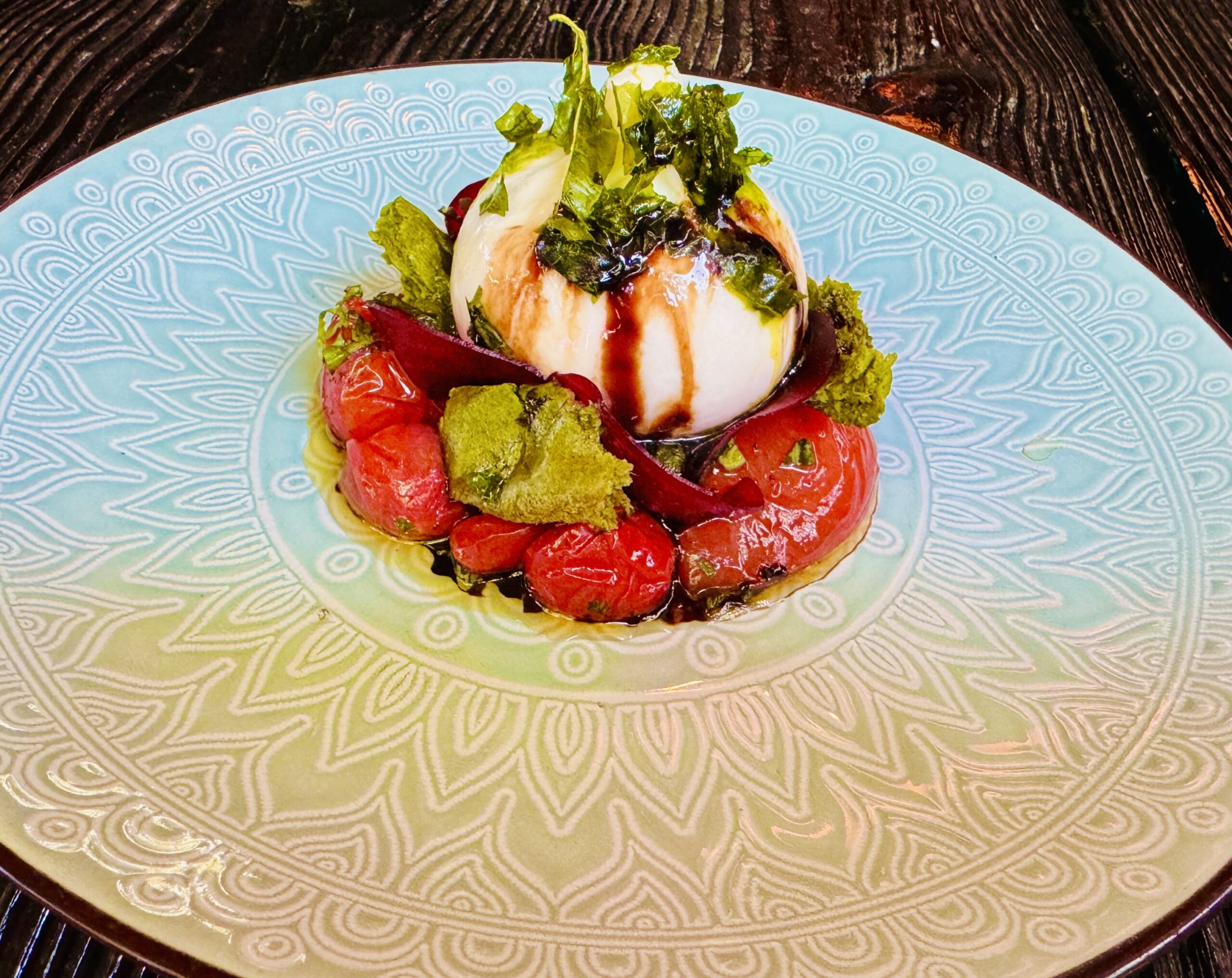 Salade Buratta Caprese