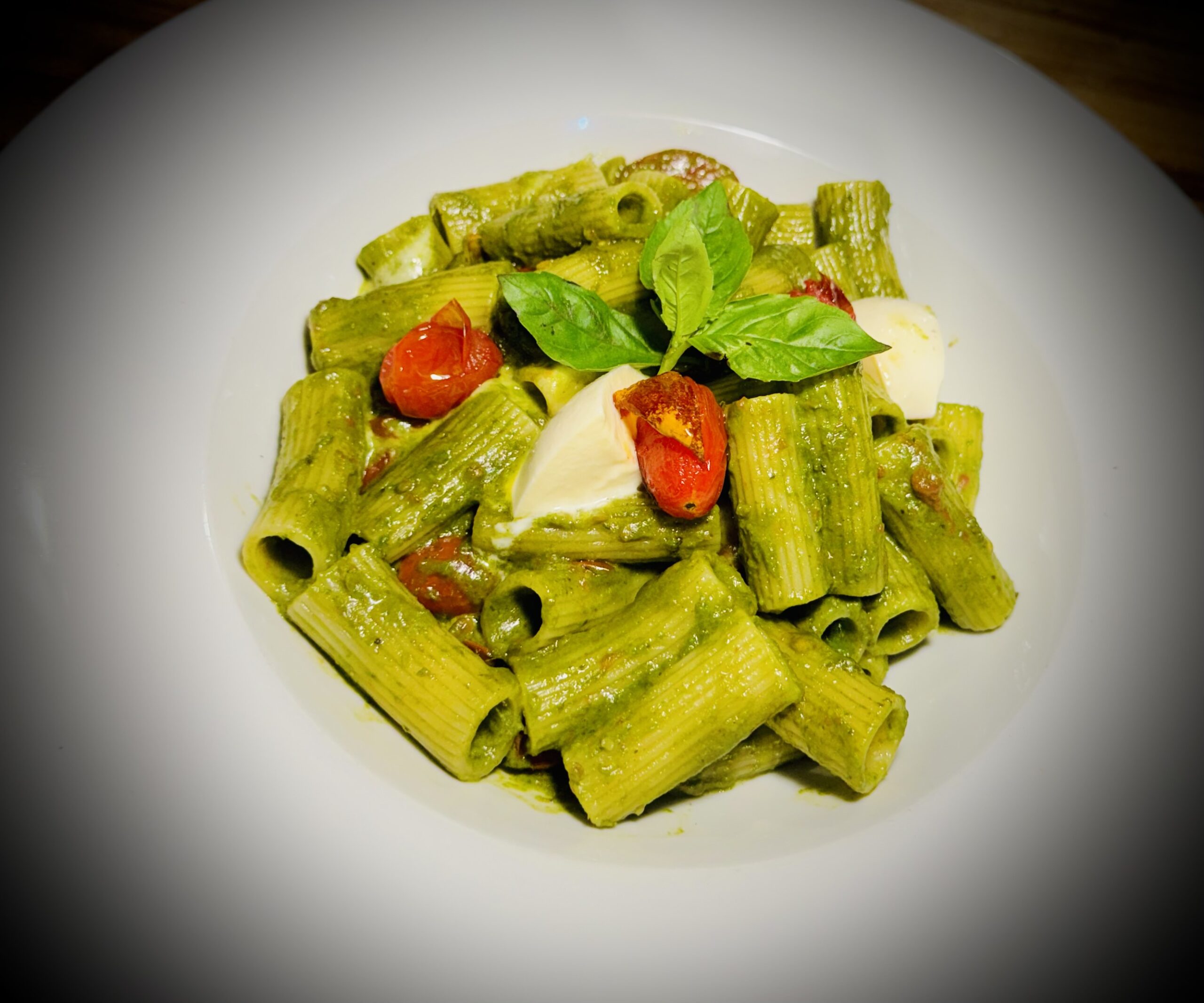Rigatoni au Pesto Maison